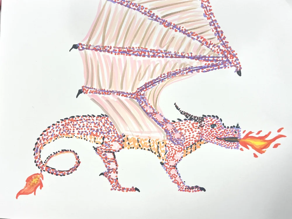 Student artwork from Creative Foundations