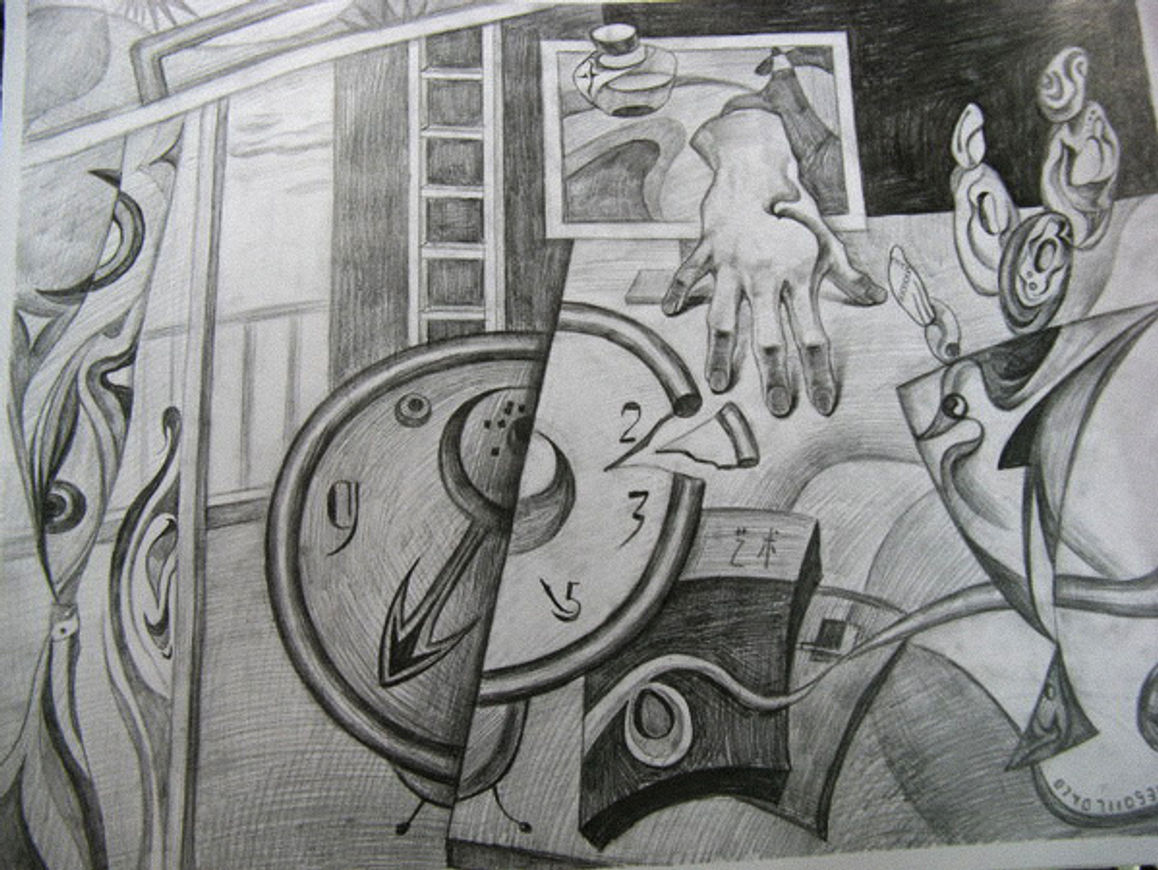 Student artwork from Portfolio Studio